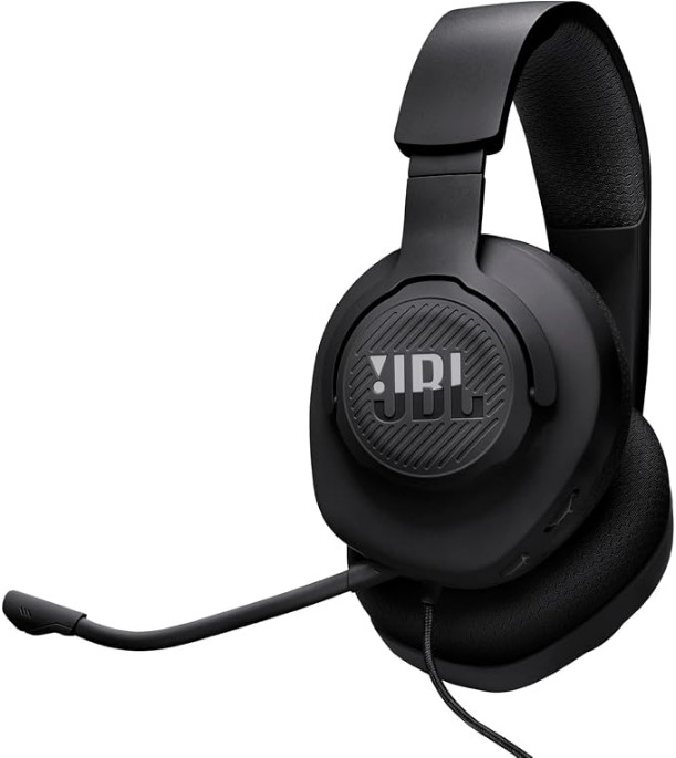 JBL Quantum 100M2 Wired Gaming Headset, Black